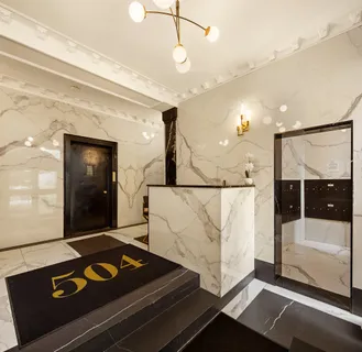 a view of entryway door