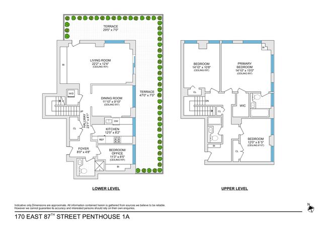 $3,175,000 | 170 East 87th Street, Unit EPH1A | Upper East Side