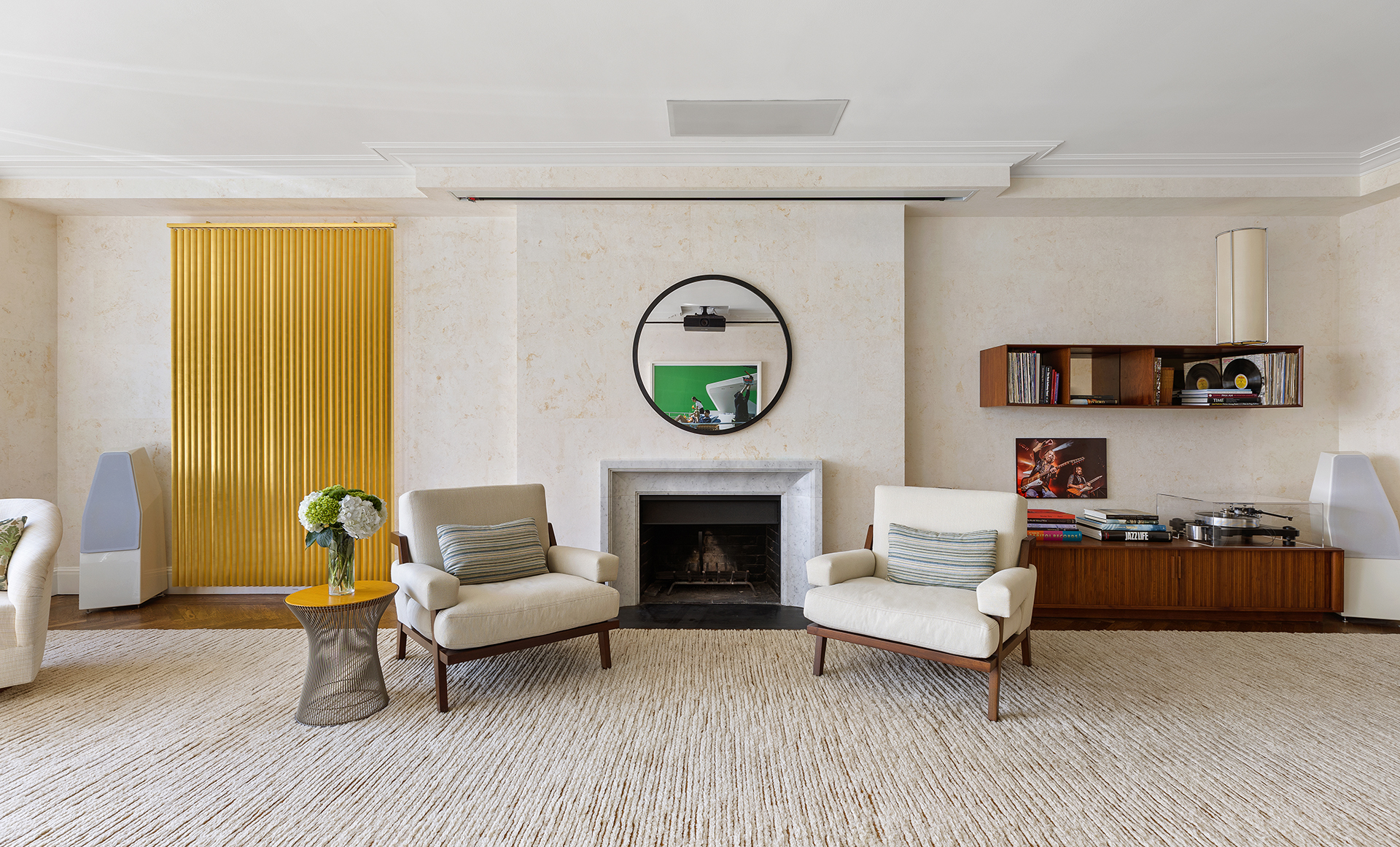 10 Gracie Square, Unit 8D Manhattan, NY 10028 - Photo 3 of 20 a living room with furniture and a fireplace