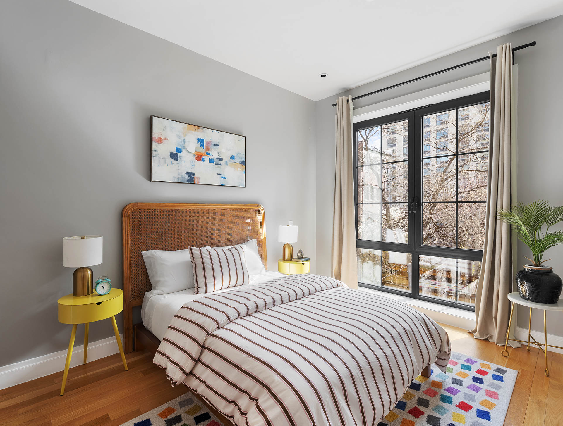 35 Duffield Street, Unit 2B Brooklyn, NY 11201 - Photo 7 of 10 a bedroom with a bed and a window