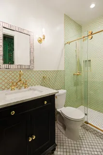 a bathroom with a sink and a toilet