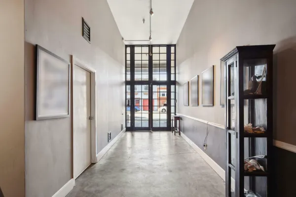 a view of dining room with furniture