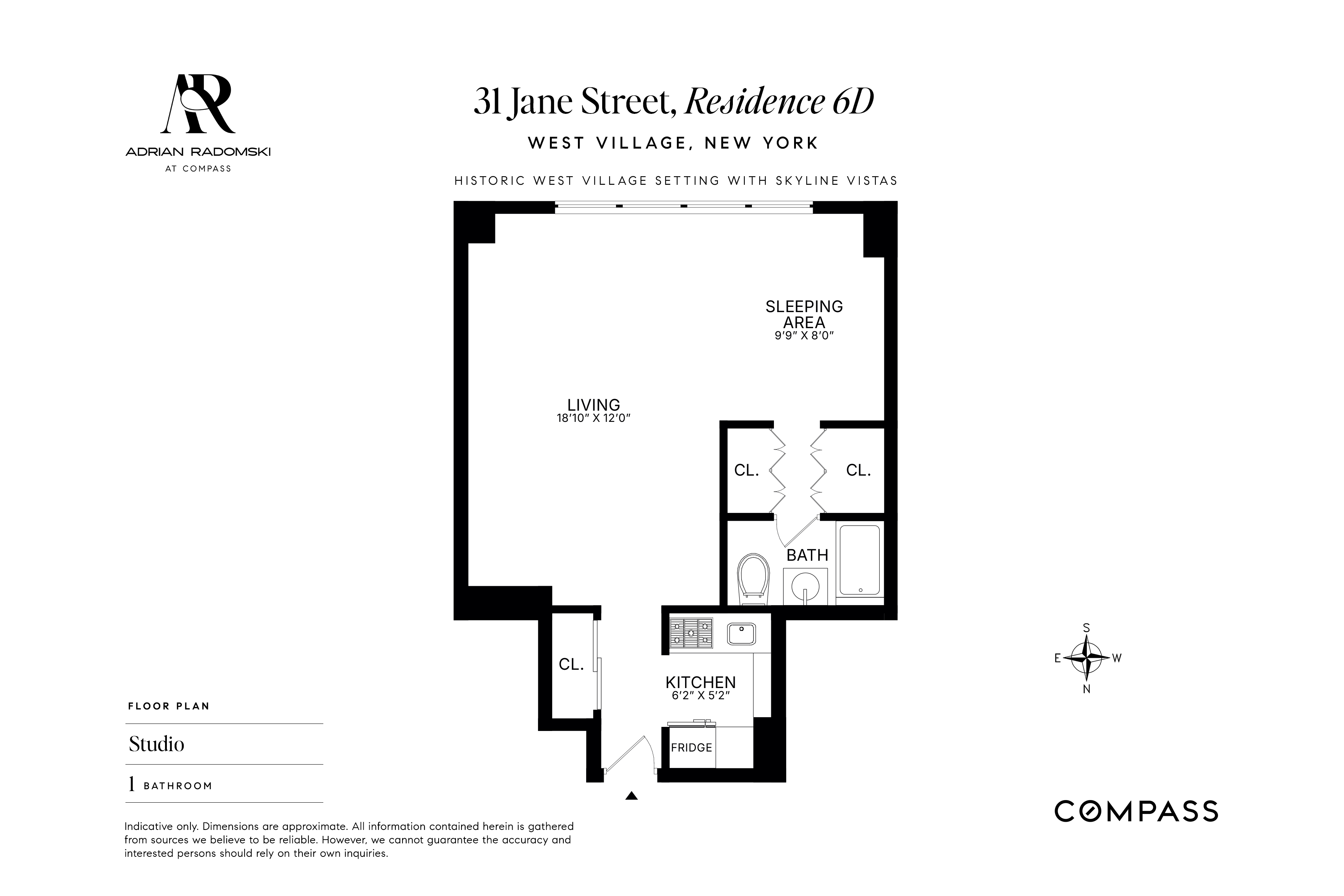 31 Jane Street, Unit 6D Manhattan, NY 10014 - Photo 19 of 20