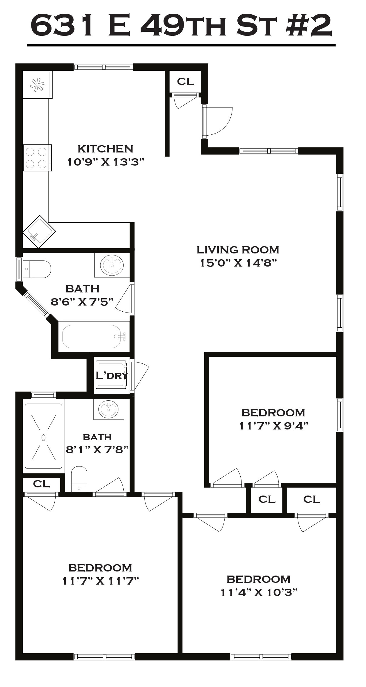631 East 49th Street, Unit 2 Brooklyn, NY 11203 - Photo 34 of 34