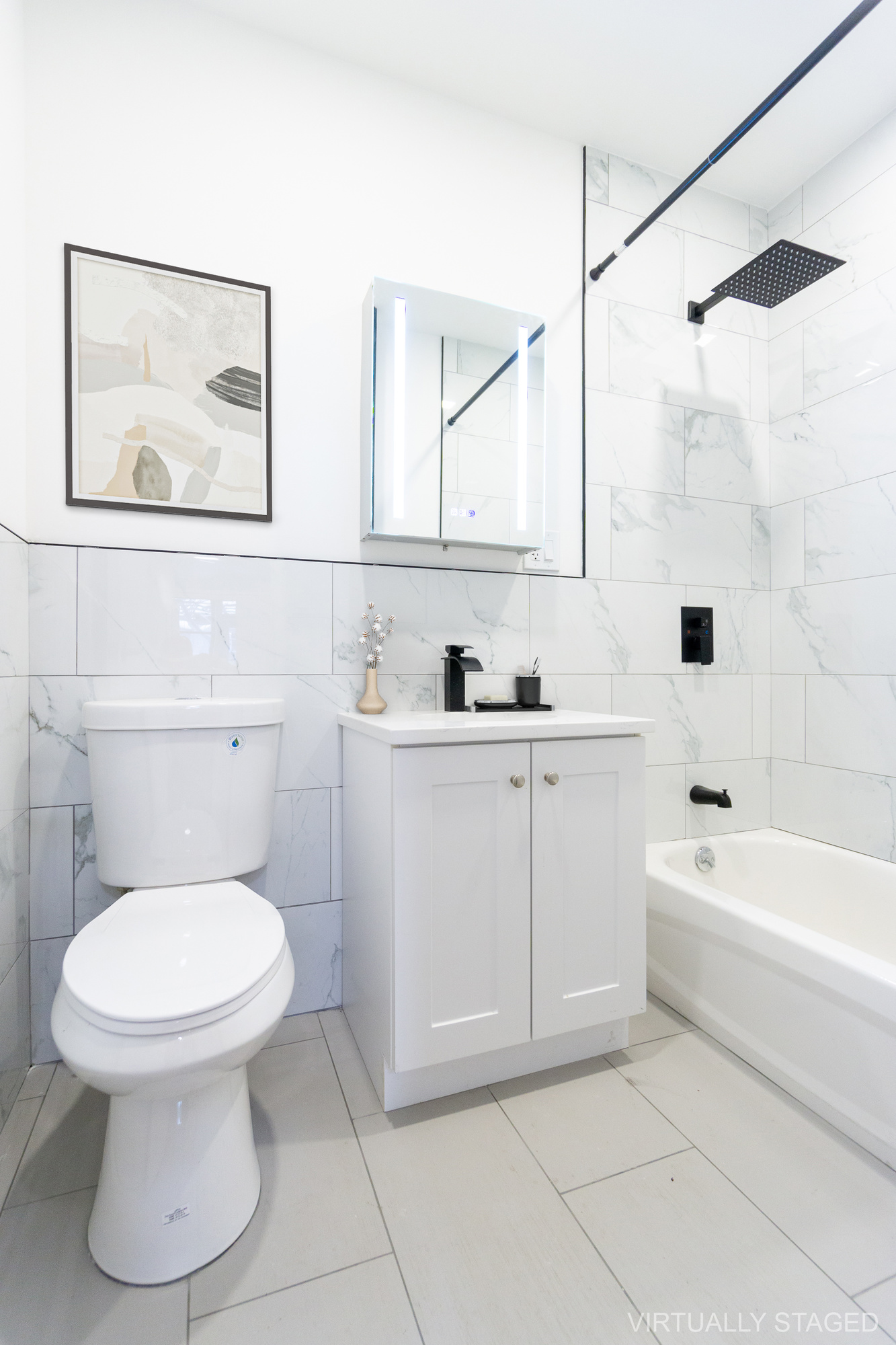 339 East 6th Street, Unit B Manhattan, NY 10003 - Photo 16 of 22 a bathroom with a toilet sink and mirror