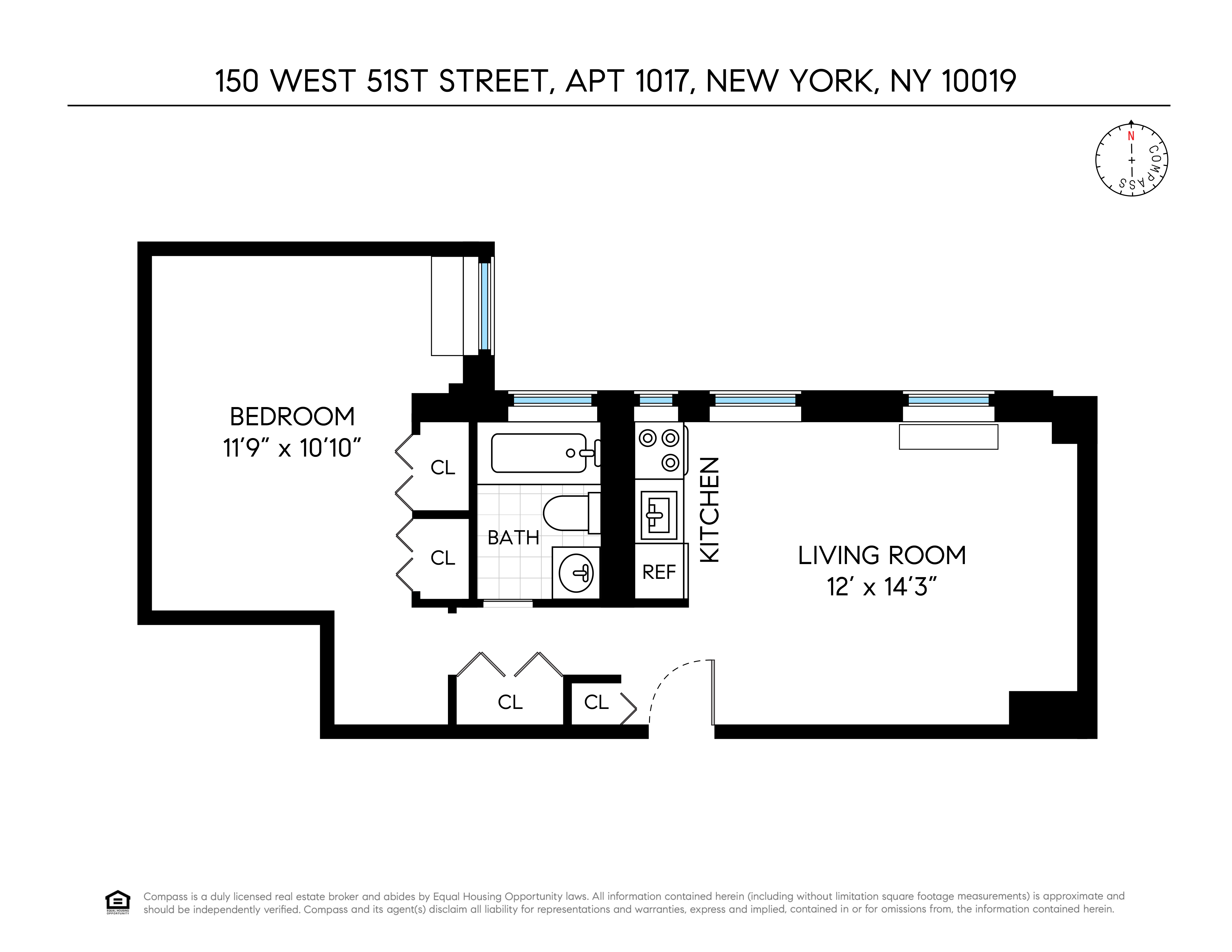 150 West 51st Street, Unit 1017 Manhattan, NY 10019 - Photo 10 of 10