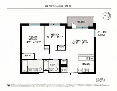 $995,000 | 159 Tompkins Avenue, Unit 3B | Bedford-Stuyvesant