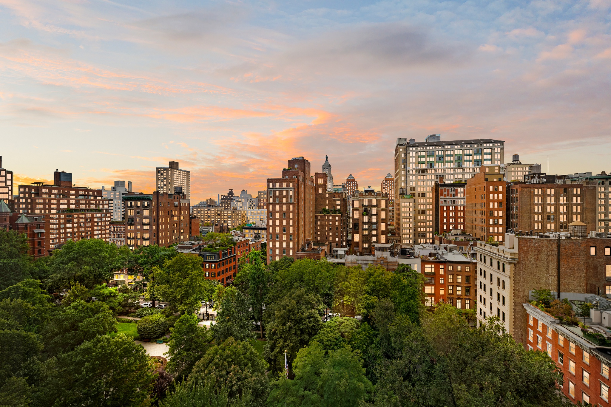 50 Gramercy Park North, Unit 15A Manhattan, NY 10010 - Photo 3 of 29 a view of a city with tall buildings in the background