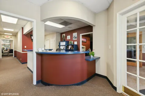 a view interior of a house and mountain view