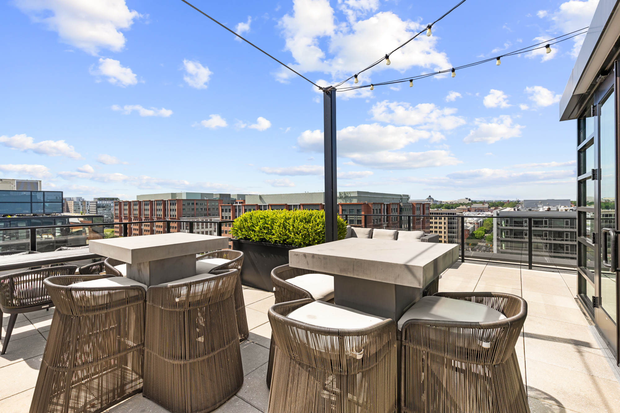 1300 4th Street Southeast, Unit PH02 Washington, DC 20003 - Photo 31 of 38 a view of a terrace with furniture and a terrace view