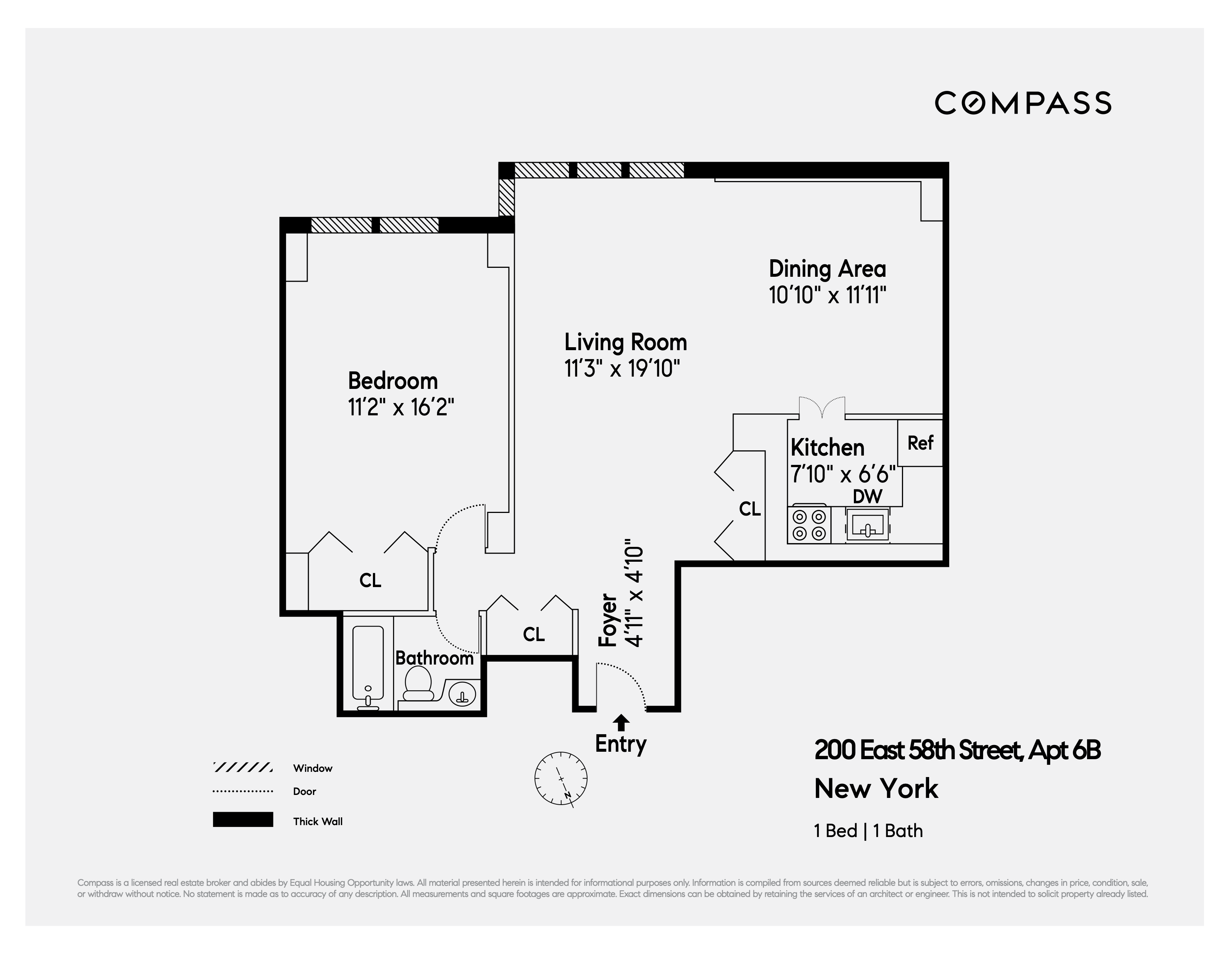 200 East 58th Street, Unit 6B Manhattan, NY 10022 - Photo 11 of 12 a picture of a wall with a white wall