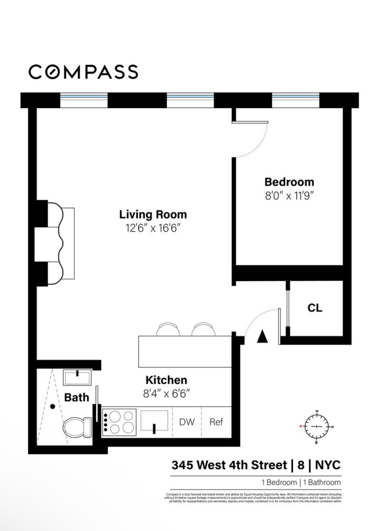 345 West 4th Street, Unit 8 Manhattan, NY 10014 - Photo 7 of 7 a picture of a park