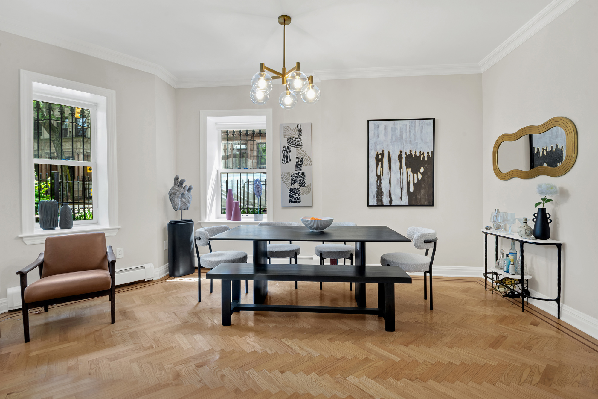 1 Mount Morris Park West, Unit 1A Manhattan, NY 10027 - Photo 3 of 12 a view of a livingroom with furniture and window