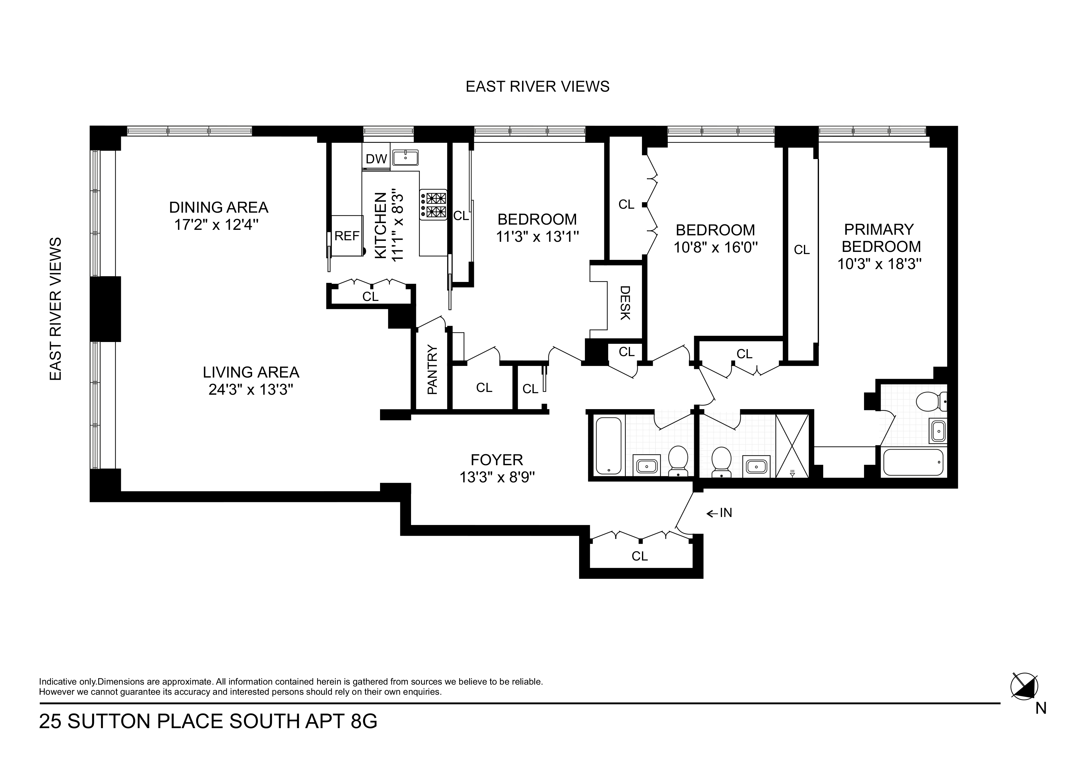 25 Sutton Place South, Unit 8G Manhattan, NY 10022 - Photo 22 of 22 a picture of a park with large trees