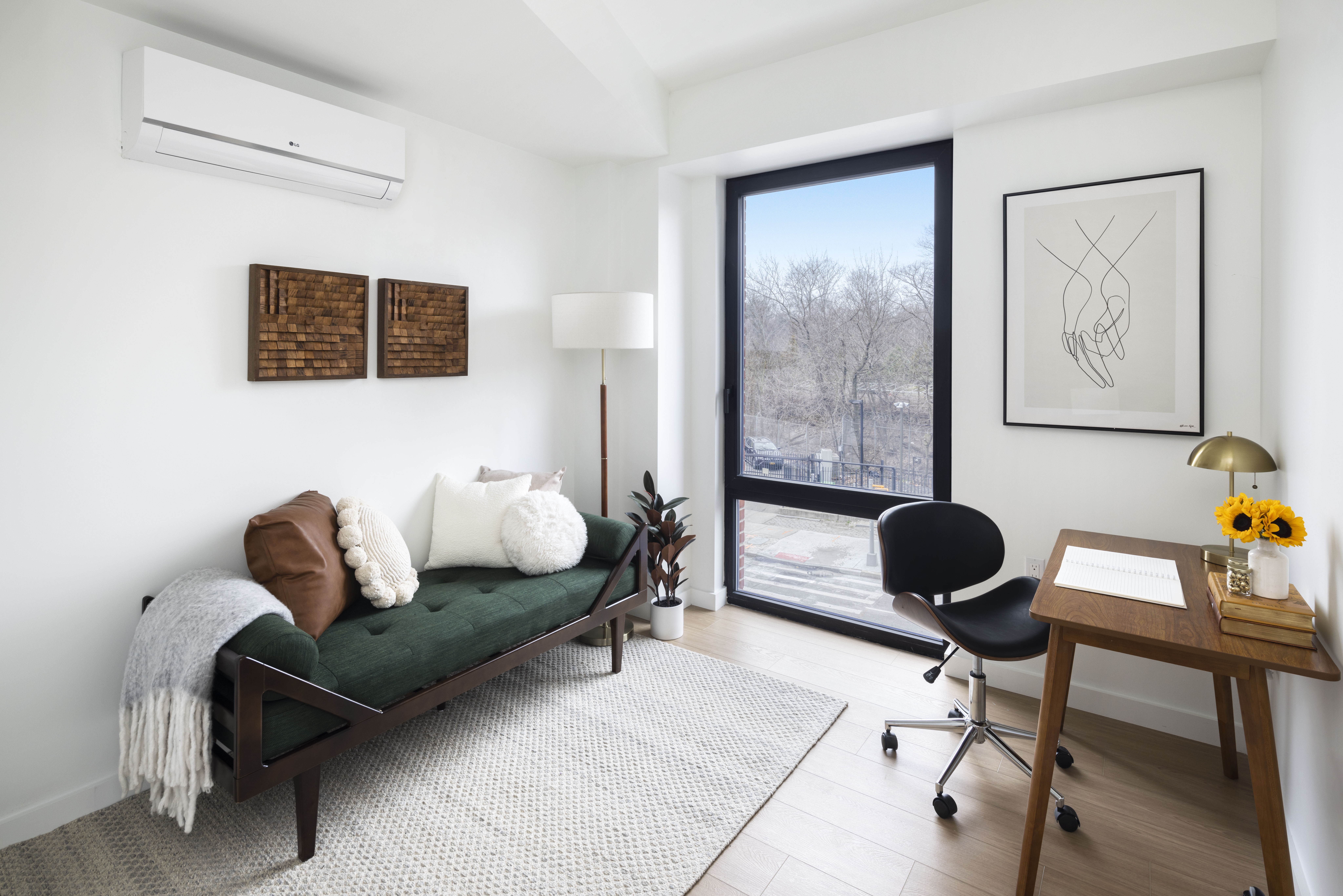 1 Sullivan Place, Unit 9E Brooklyn, NY 11225 - Photo 6 of 14 a bedroom with a bed and a window