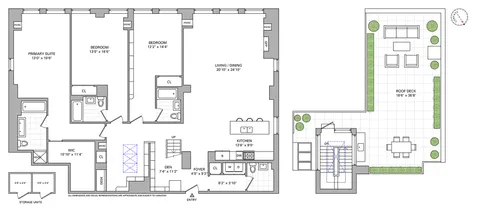 $5,495,000 | 140 West 22nd Street, Unit PHC | Chelsea