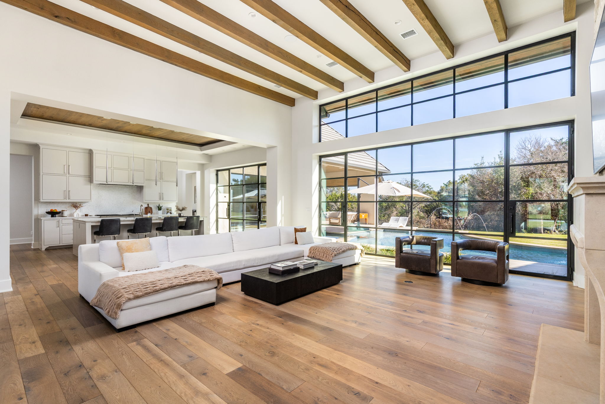 522 Delayne Drive Austin, TX 78737 - Photo 2 of 23 a living room with furniture and a large window