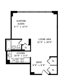 $899,000 | 360 West 22nd Street, Unit 5H | Chelsea