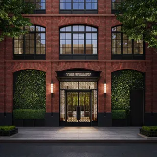 front view of a building