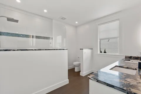 a view of a closet area