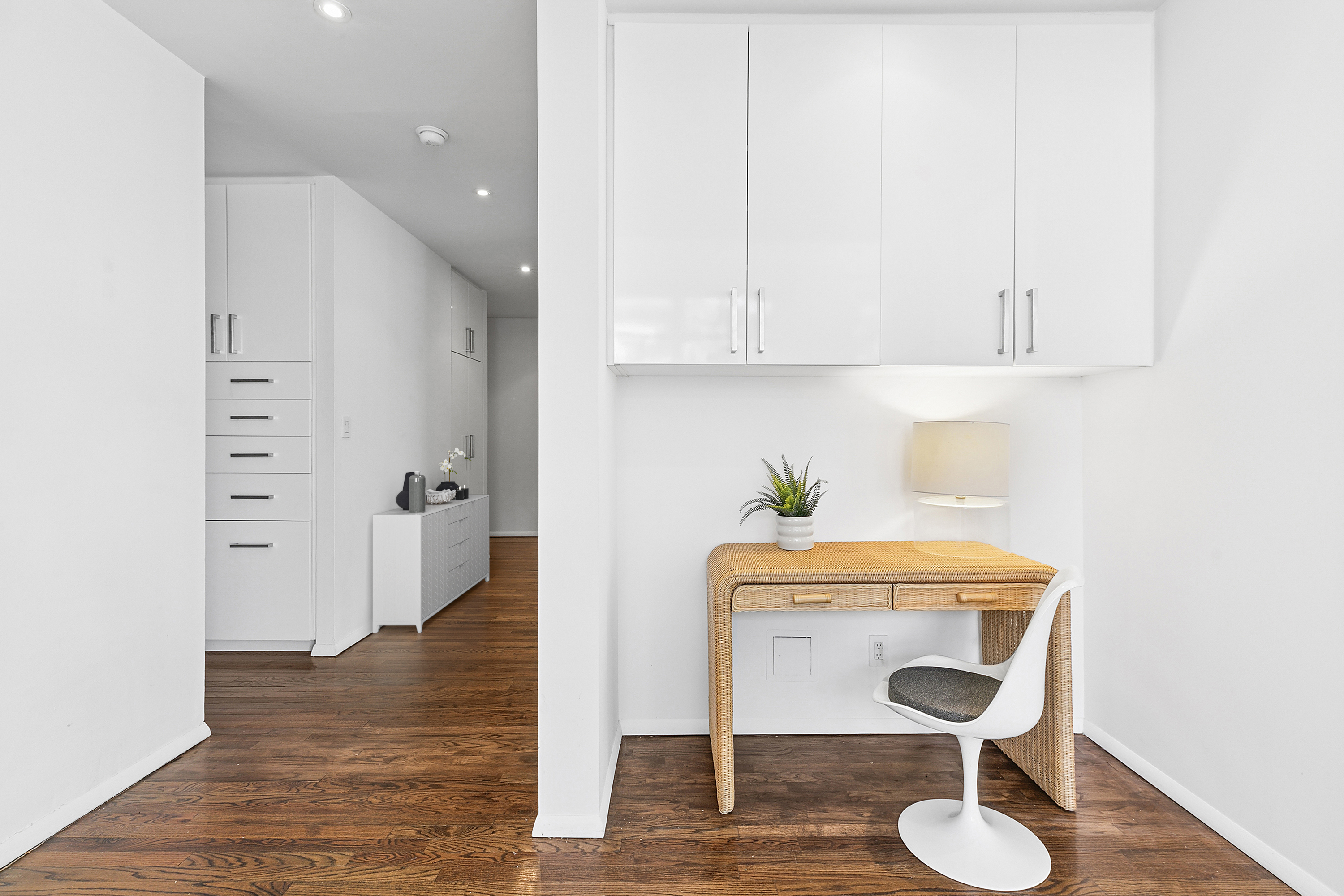 505 Court Street, Unit 3D Brooklyn, NY 11231 - Photo 6 of 14 a room with furniture and a wooden floor