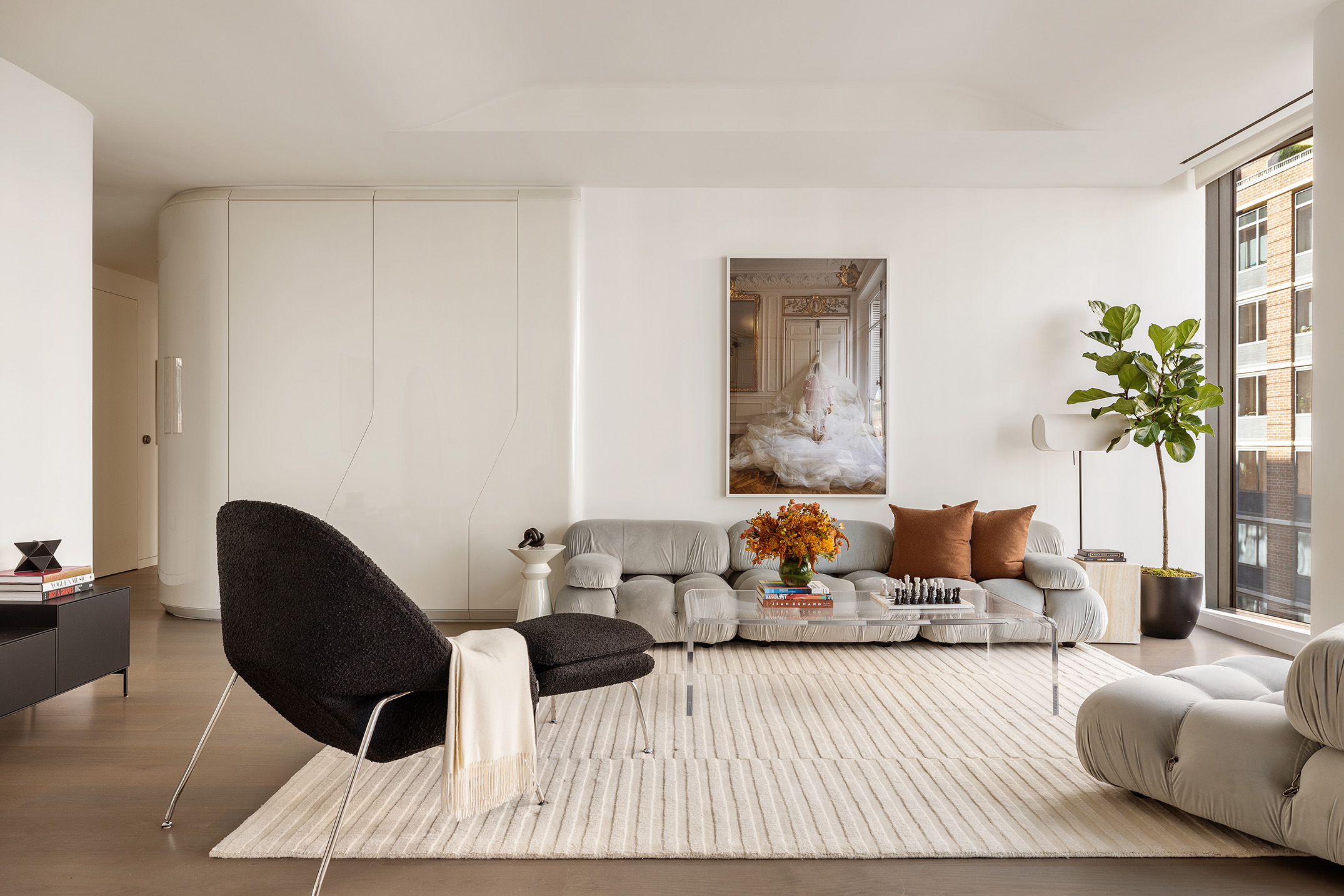 520 West 28th Street, Unit 18 Manhattan, NY 10001 - Photo 6 of 21 a living room with furniture and a couch