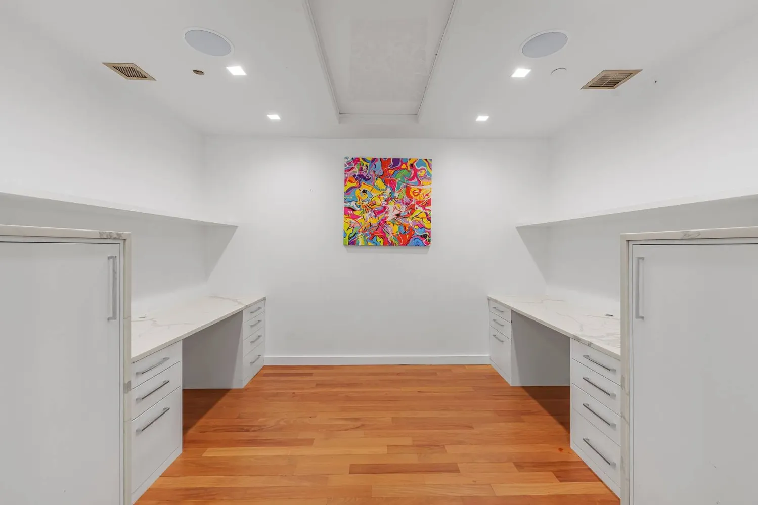 a view of an empty room