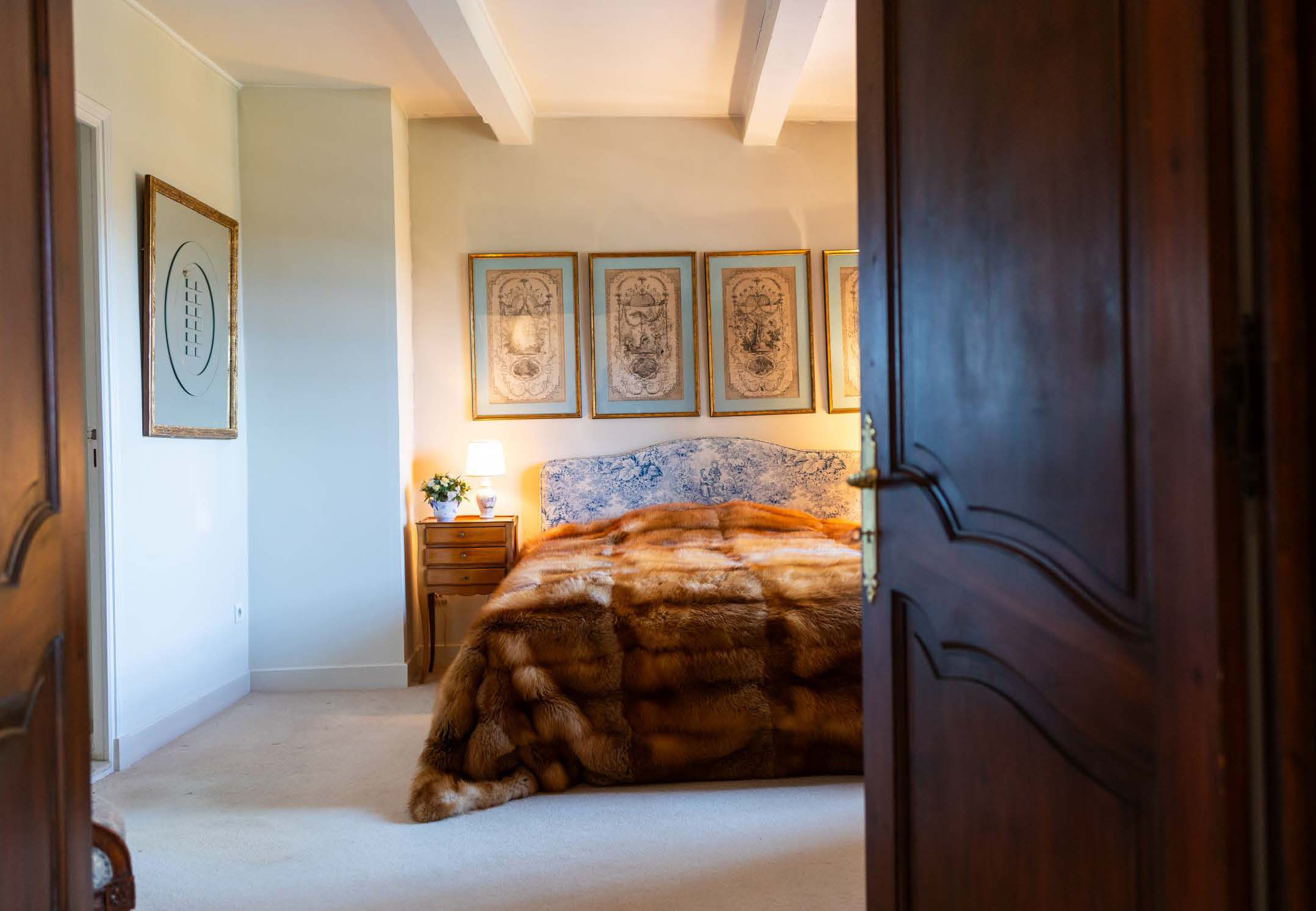 Le Vieux Moulin Provence-Alpes-Côte d’Azur, undefined 83630 - Photo 14 of 21 a bed sitting in a bedroom next to a window