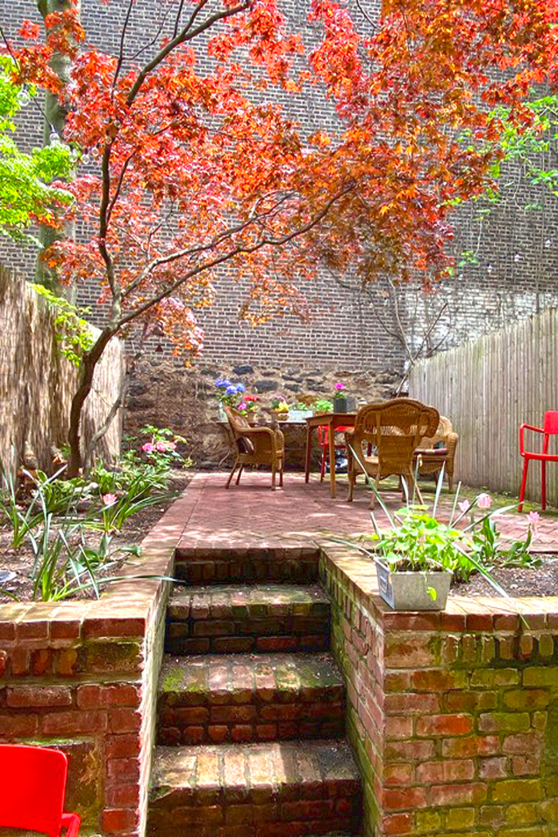 503 Clinton Street, Unit 1 Brooklyn, NY 11231 - Photo 9 of 16 a view of a yard with an outdoor seating