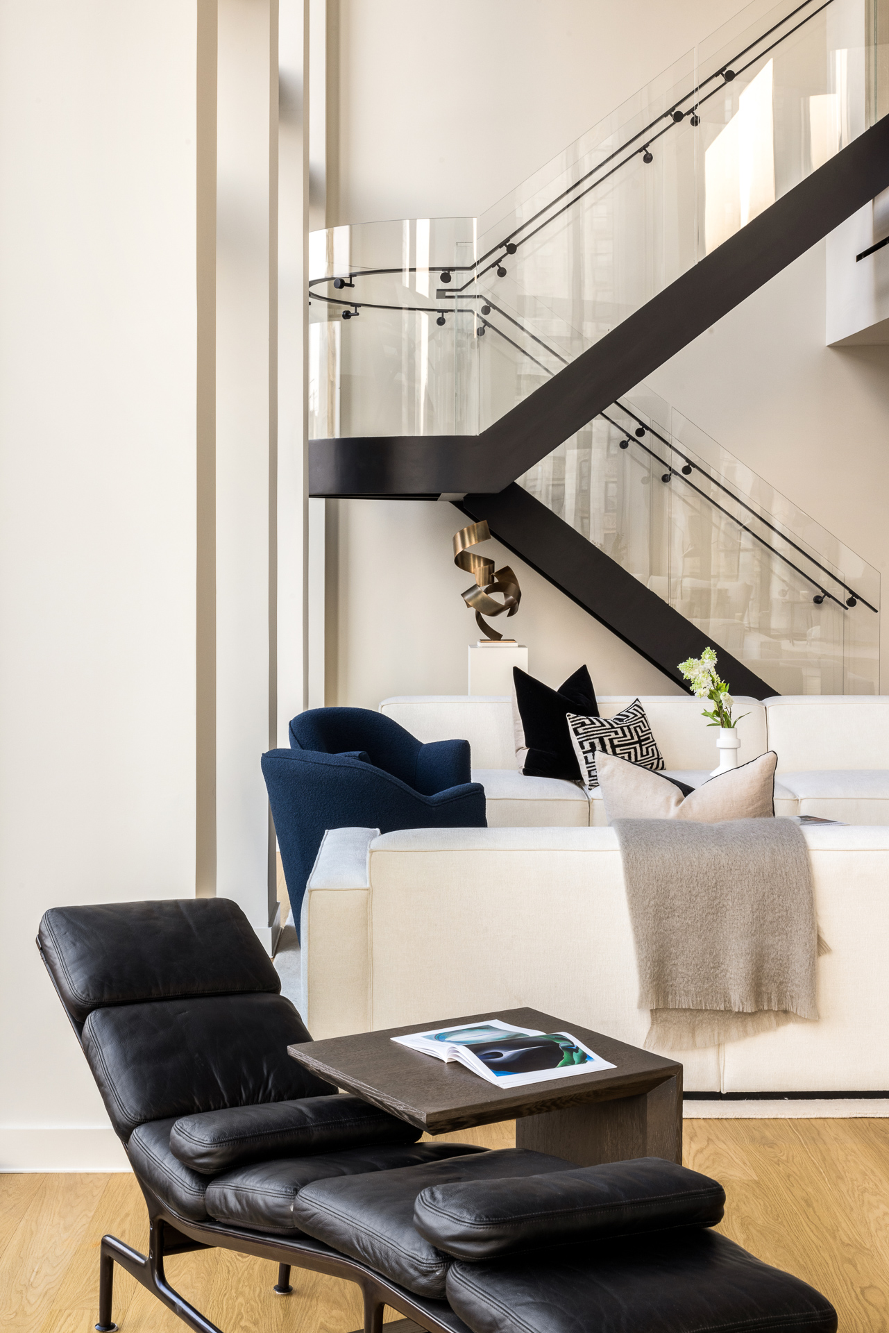 33 Park Row, Unit PH3 Manhattan, NY 10038 - Photo 22 of 30 a view of a living room and furniture