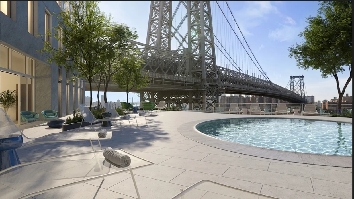 5 South 5th Street, Unit 5300 Brooklyn, NY 11249 - Photo 12 of 28 a view of a house with backyard