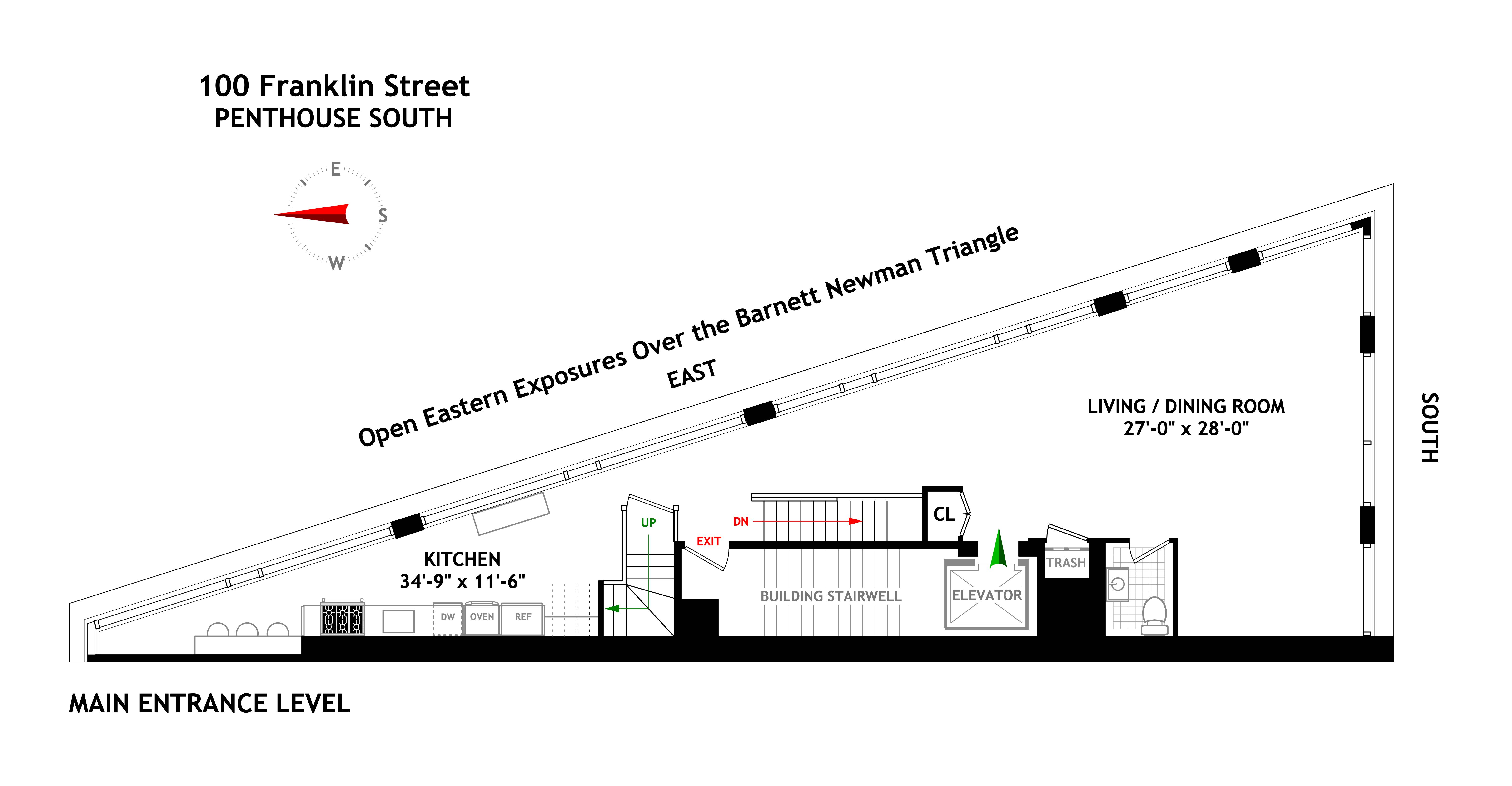 100 Franklin Street, Unit PHS Manhattan, NY 10013 - Photo 34 of 35 a picture of a park