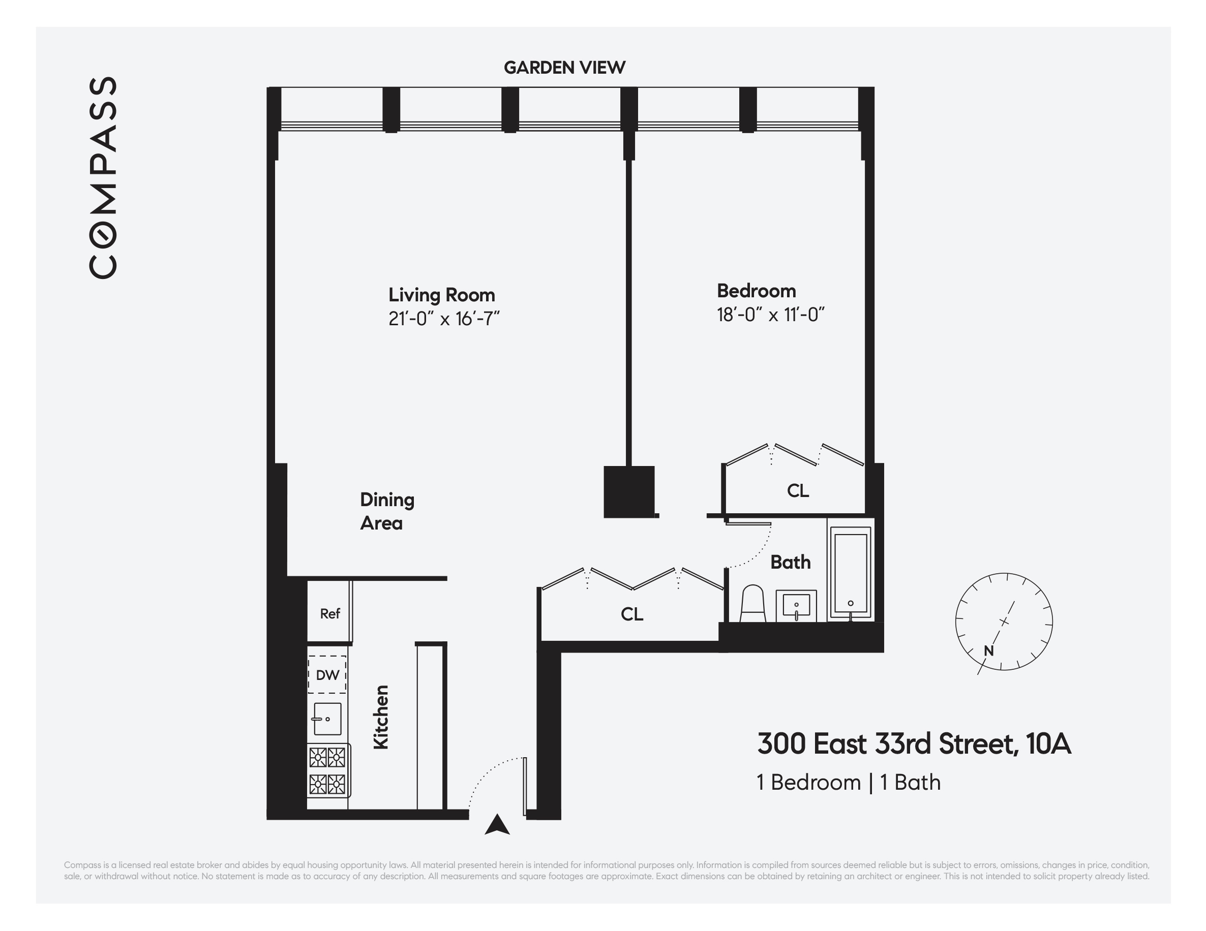 300 East 33rd Street, Unit 10A Manhattan, NY 10016 - Photo 14 of 14 a picture of a wall with a white wall and a white wall