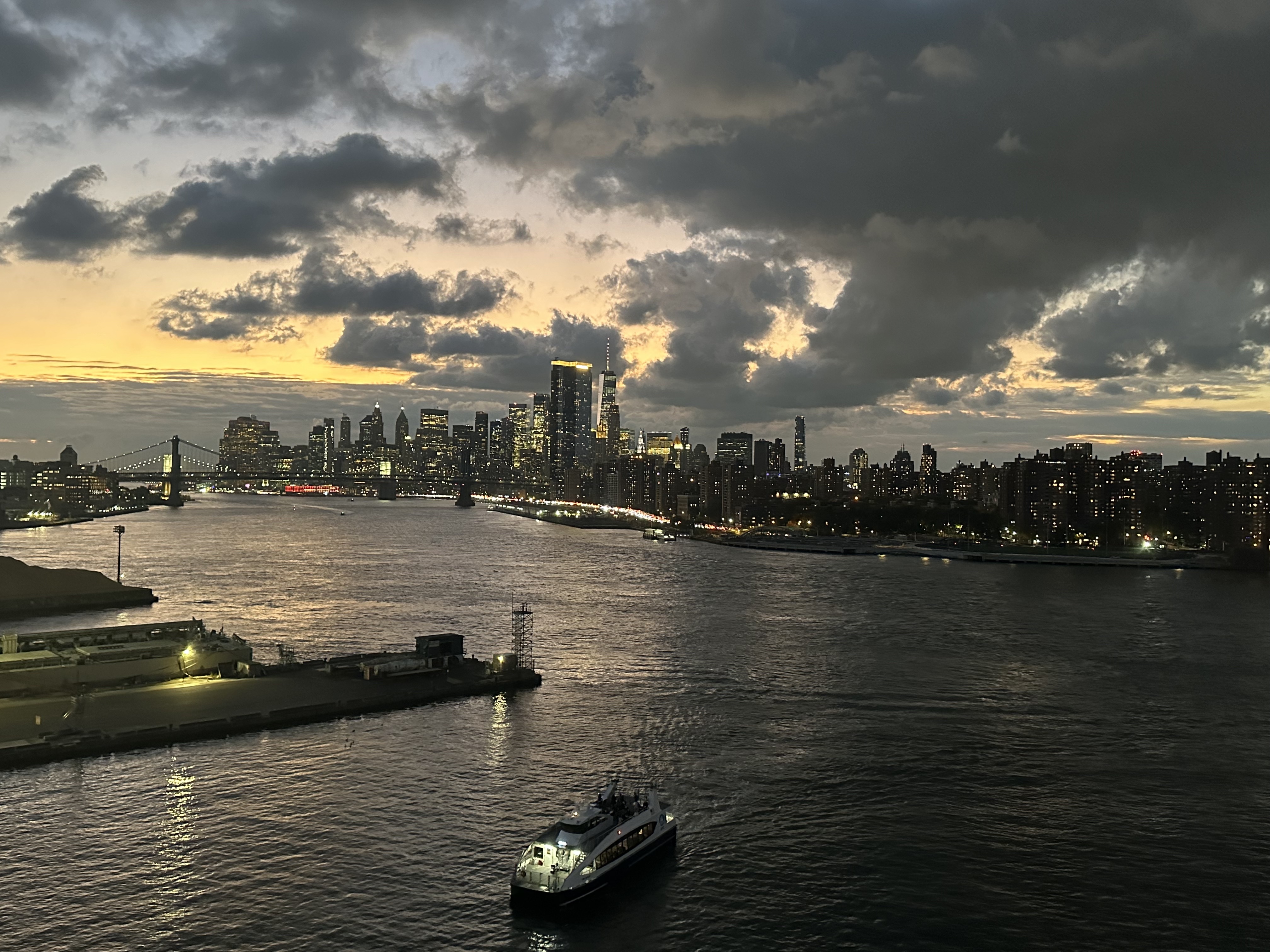 446 Kent Avenue, Unit 14A Brooklyn, NY 11249 - Photo 18 of 19 a view of a lake with boats and trees