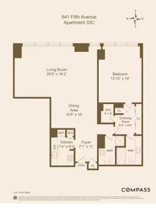 $34,000,000 | 641 5th Avenue, Unit 49CDE | Midtown East