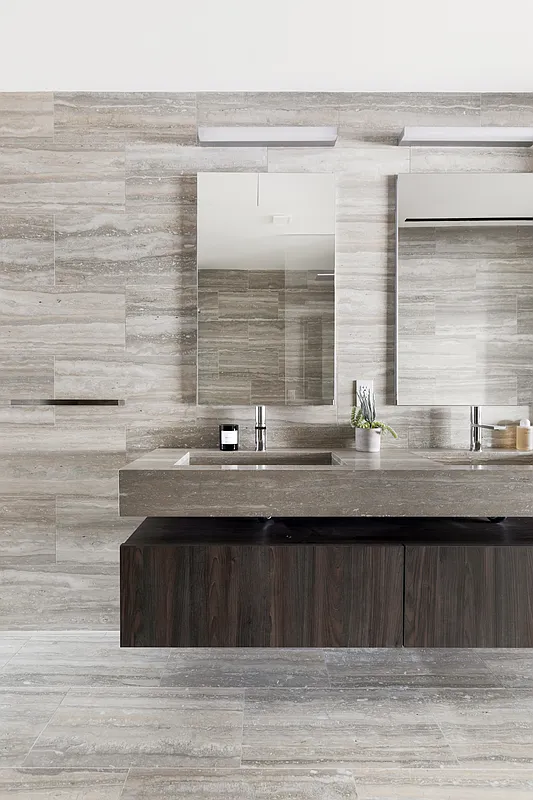 139 East 23rd Street, Unit 7 Manhattan, NY 10010 - Photo 11 of 17 a bathroom with a sink and a mirror