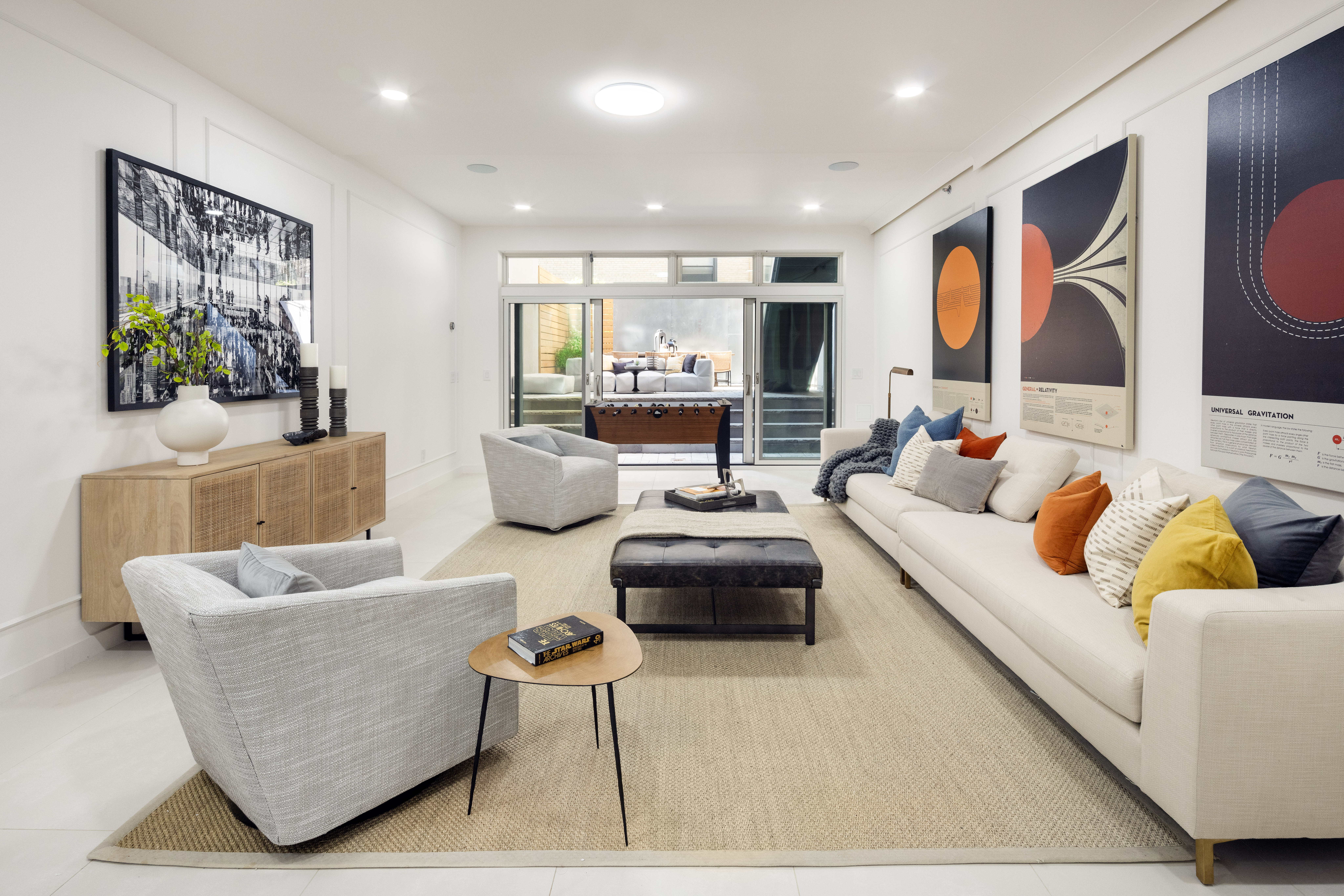 256 West 75th Street Manhattan, NY 10023 - Photo 6 of 21 a living room with furniture and a large window
