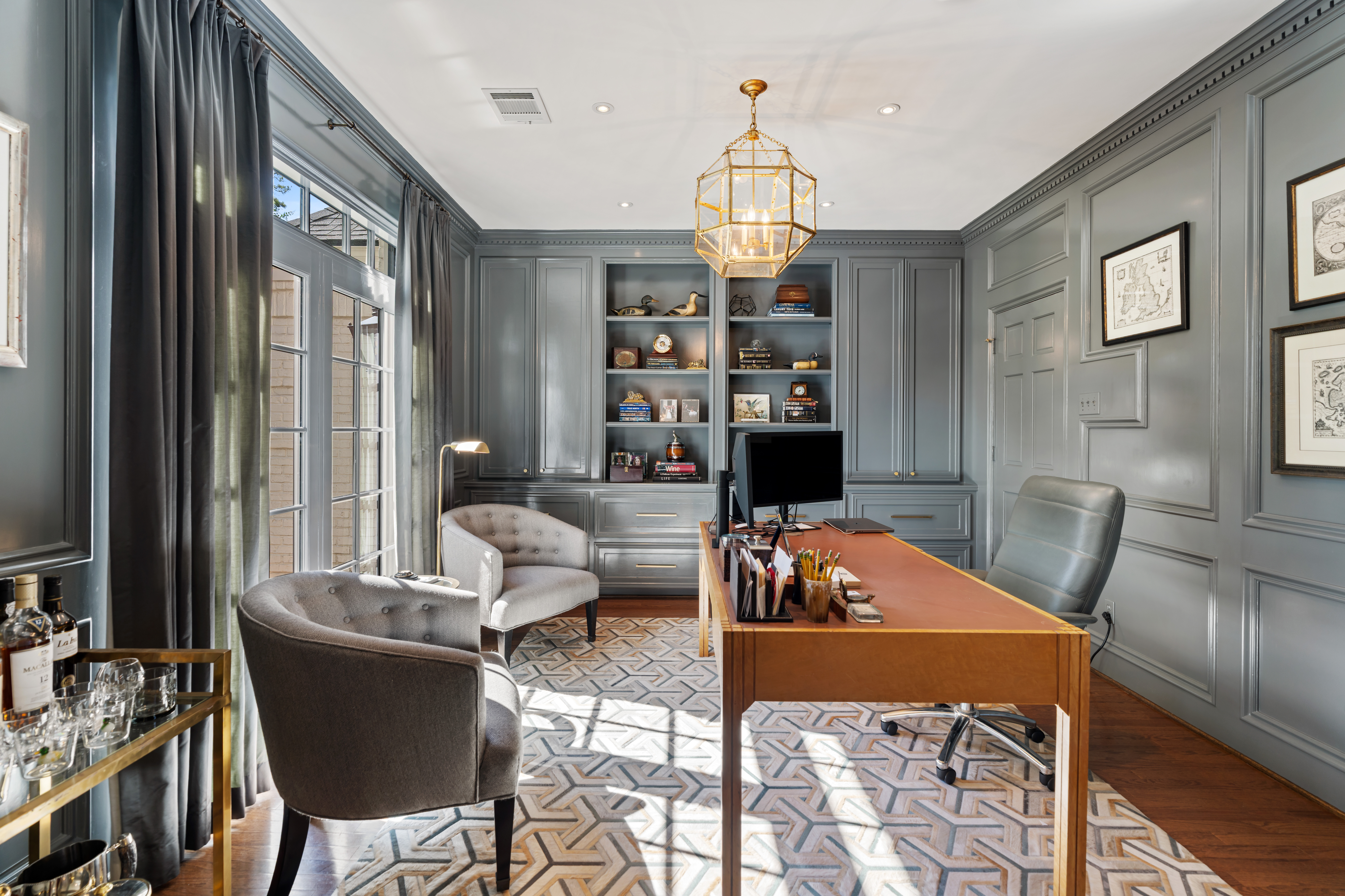 711 Pifer Road Houston, TX 77024 - Photo 12 of 53 a living room with furniture flowerpot and wooden floor