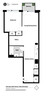 $549,000 | 458 East 25th Street, Unit 506 | Flatbush