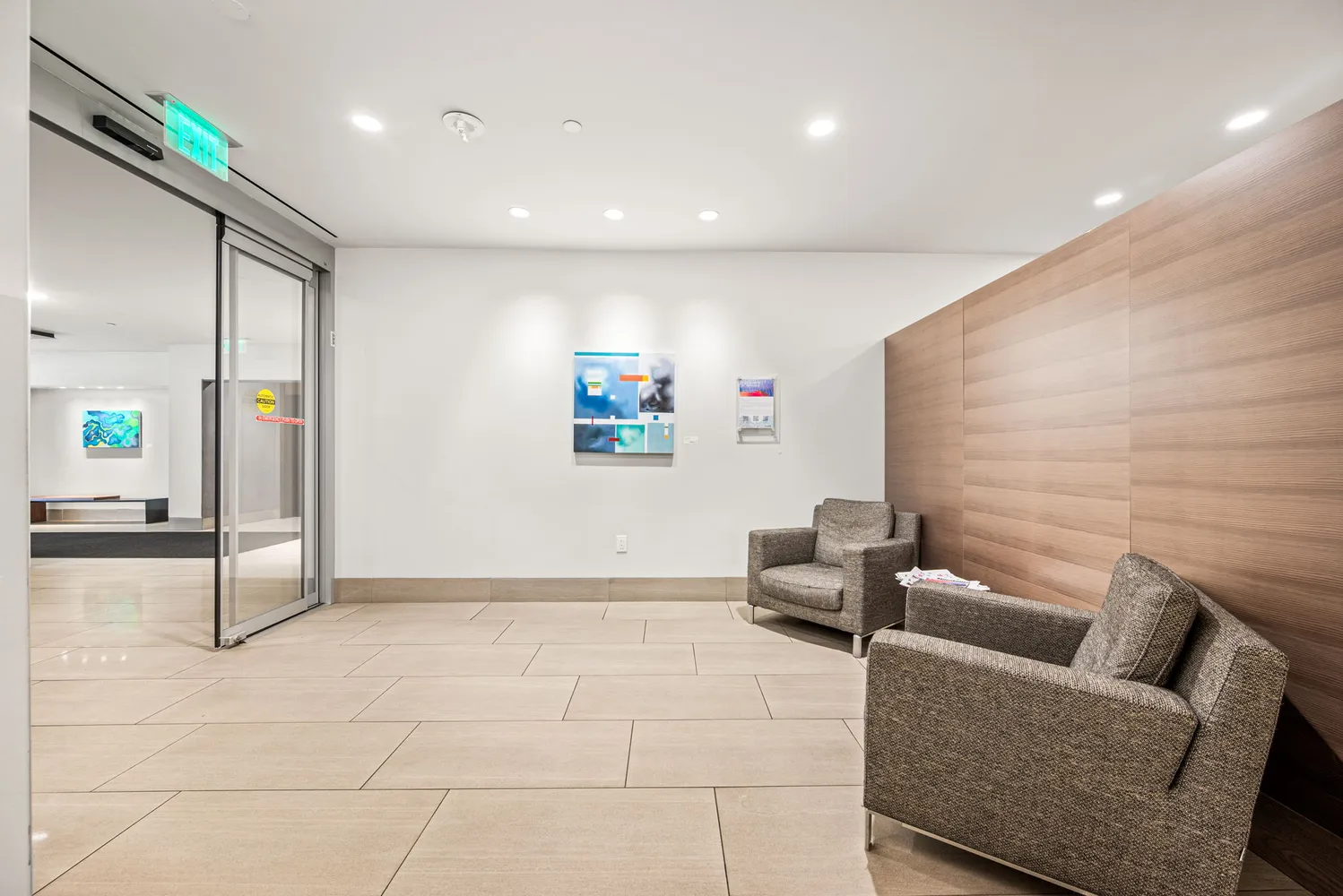 a view of livingroom with painted walls