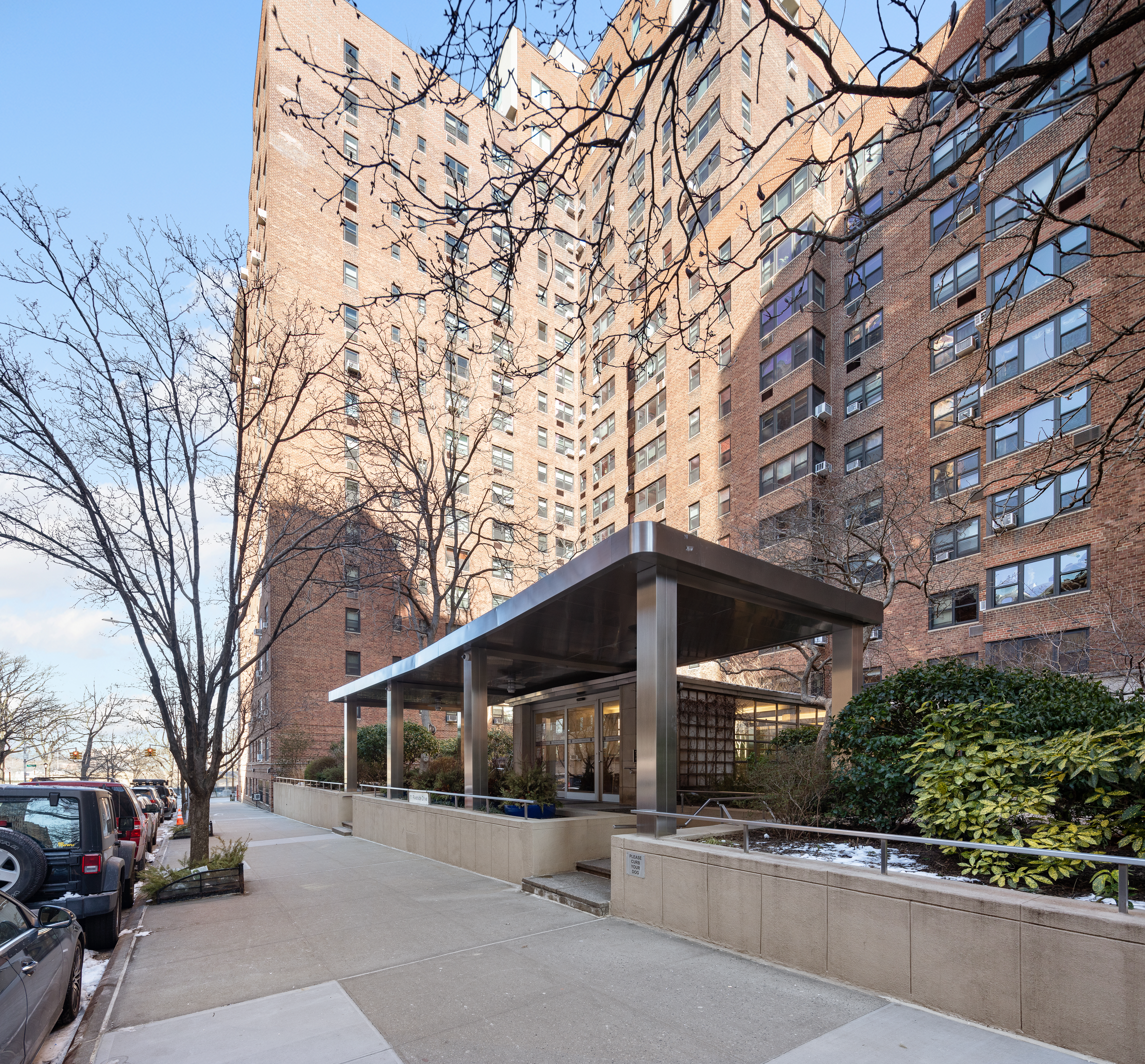 11 Riverside Drive, Unit 9SE Manhattan, NY 10023 - Photo 9 of 13 a front view of a building with street view