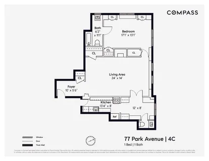 $1,299,000 | 77 Park Avenue, Unit 4C | Murray Hill