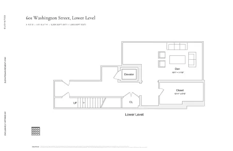 $19,950,000 | 601 Washington Street, Unit THE | West Village