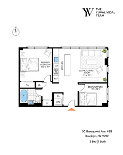 $1,295,000 | 50 Greenpoint Avenue, Unit 2B | Greenpoint