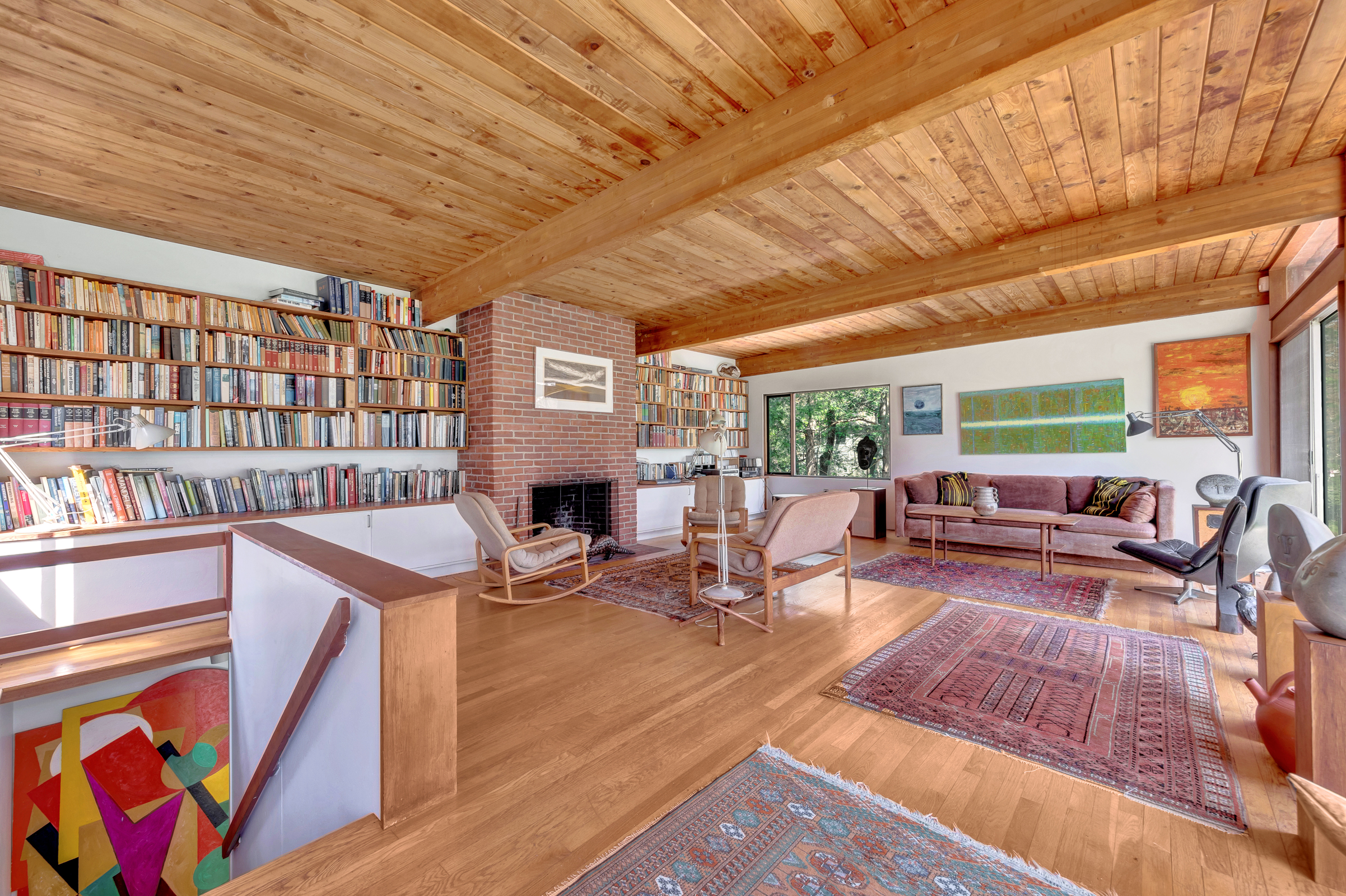 14 Barberry Road Lexington, MA 02421 - Photo 4 of 30 a living room with furniture a rug and a potted plant