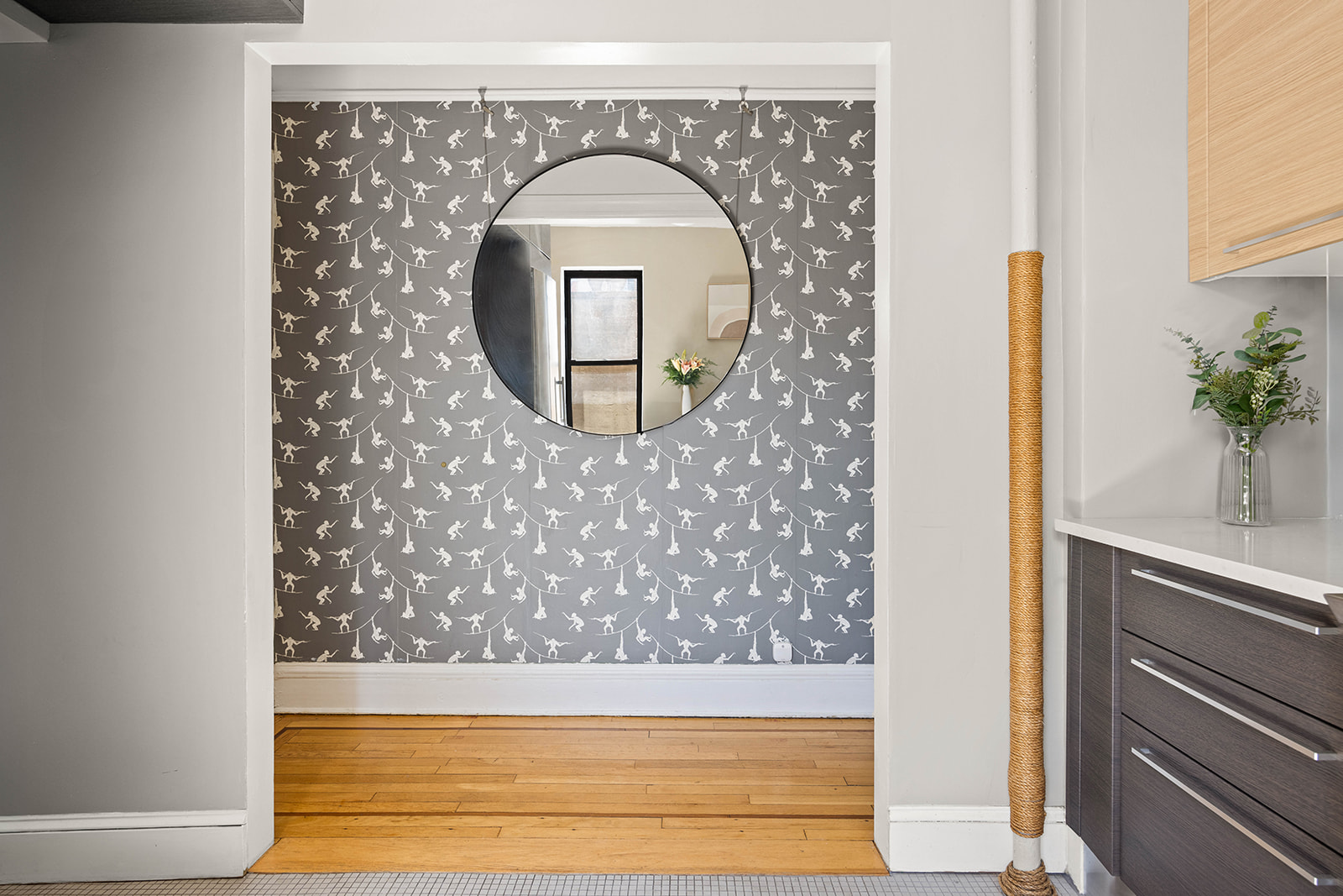 457 State Street, Unit 4BC Brooklyn, NY 11217 - Photo 3 of 13 a bathroom with a sink and mirror