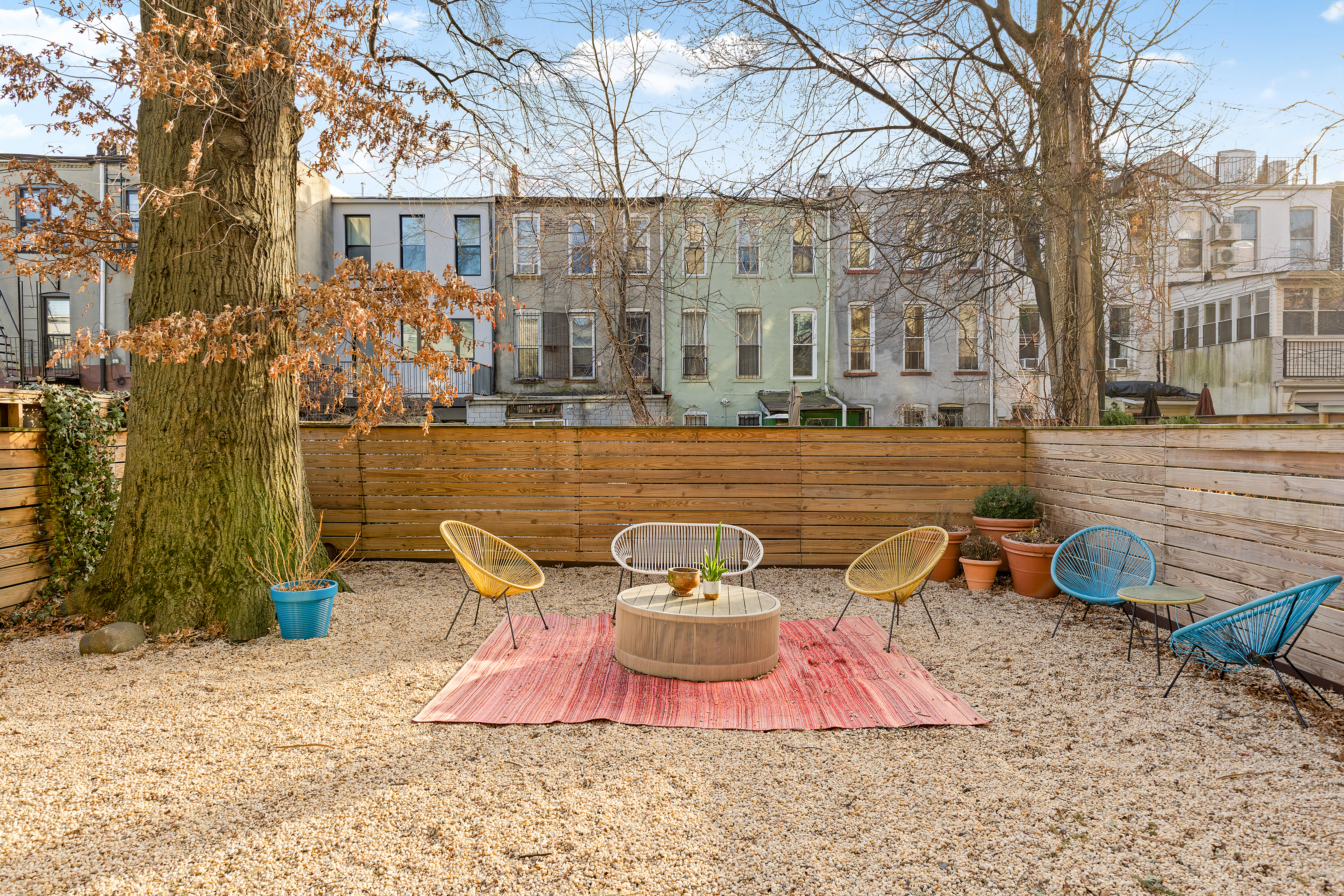 674 Hancock Street, Unit 1B Brooklyn, NY 11233 - Photo 1 of 10 a view of outdoor space with seating area