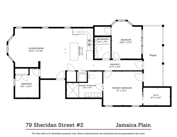 $1,150,000 | 79R Sheridan Street, Unit 2, Jamaica Plain, MA 02130