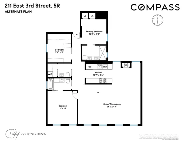 $2,100,000 | 211 East 3rd Street, Unit 5R | East Village