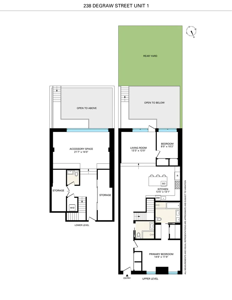 $2,850,000 | 238 Degraw Street, Unit 1 | Carroll Gardens